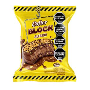 Alfajor  Block simple. / Alfajor Block simple. COFLER (40 gr - 1.41 Oz) UNIDADES x CAJA 36San Telmo Market, tu mercado mayorista argentino con envio a todo el mundo