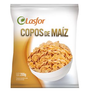 Copos de maiz  natural / Natural corn flakes LASFOR (200 gr - 7.05 Oz)