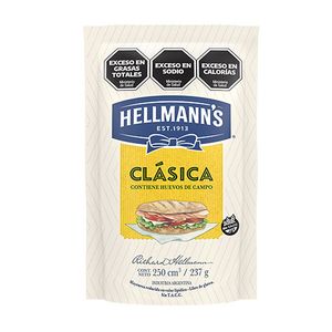 Mayonesa Hellmans aceite% girasol doy pack / Hellmans mayonnaise oil% sunflower doy pack HELLMANNS (100 gr - 3.53 Oz)