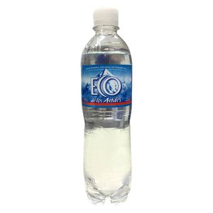 Agua mineral Eco de los Andes con gas / Eco de los Andes sparkling mineral water GENÉRICO (500 cc - 17.64 Oz)