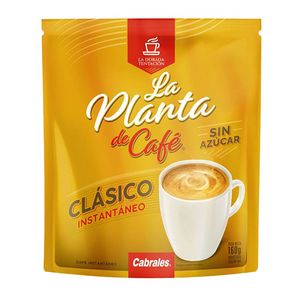 Cafe instantaneo fe sin azucar doy pack / Fe instant coffee without sugar doy pack LA PLANTA DE CA (160 gr - 5.64 Oz) UNIDADES x CAJA 12San Telmo Market, tu mercado mayorista argentino con envio a todo el mundo