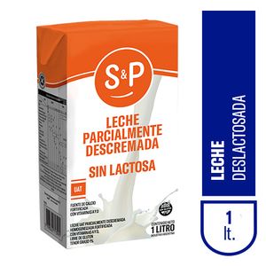 Leche LV  s/lactosa t/b x / LV milk without lactose t/b x S&P (1 lt - .26 Gal)