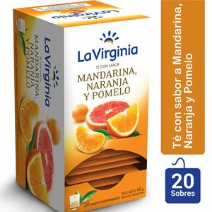 Te  mandarina / naranja / pomelosaqitos / Mandarin/orange/grapefruit tea LA VIRGINIA (20 - .71 Oz)