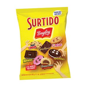 Galletitas / Cookies SURTIDO BAGLEY (398 gr - 14.04 Oz) UNIDADES x CAJA 21San Telmo Market, tu mercado mayorista argentino con envio a todo el mundo