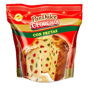 Pan dulce Georgalos con frutas 400 gr / Georgalos sweet bread with fruits 400 gr