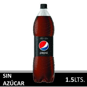 Gaseosa  black pet. / Black pet soda. PEPSI (1 lt - .26 Gal)