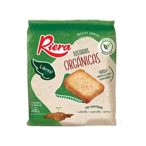 Tostadas  organicas / organic toast RIERA (200 gr - 7.05 Oz)