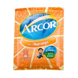 Jugo en polvo  naranja / Orange powdered juice ARCOR (15 gr - .53 Oz)