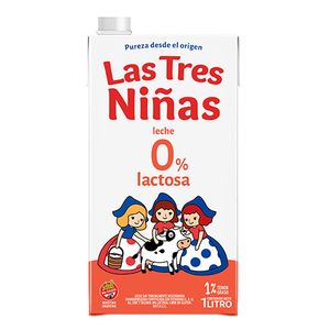 Leche lasniñas deslactosada tetrabrik / Lasniñas lactose-free tetrabrik milk LAS TRES NIÑAS (3 lt - .79 Gal) UNIDADES x CAJA 12San Telmo Market, tu mercado mayorista argentino con envio a todo el mundo