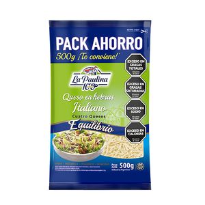 Queso en hebras  Italianoquesos light / Italian string cheeselight cheeses LA PAULINA (4 gr - .14 Oz)
