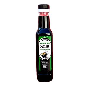 Salsa de soja  sin sal agregada pet / Soy sauce without added salt pet DARAMA (220 ml - 7.76 Oz)