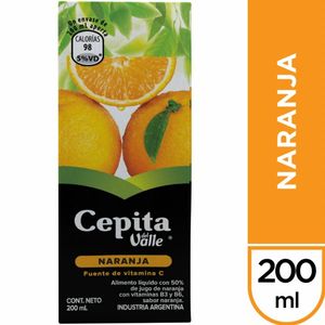 Jugo  naranja / orange juice CEPITA (200 cc - 7.05 Oz)