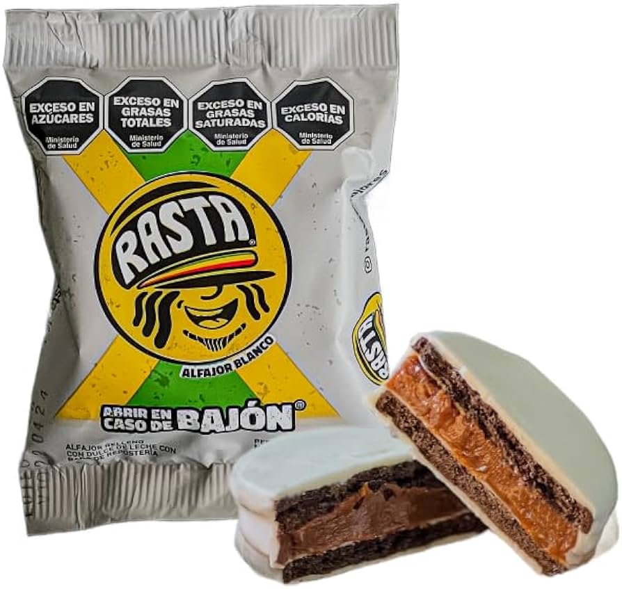 Alfajor Rasta Blanco - (70gr - 2.4Oz)