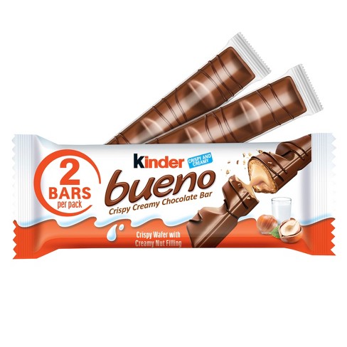 Barrita Chocolate con Leche / Chocolate Bar KINDER BUENO - ( 2 bars 1,5 Oz) San Telmo Market, Argentine Grocery & Restaurant, We Ship All Over USA and CANADA