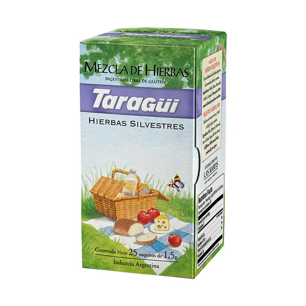 Te Silvestre ( Boldo Menta Manzanilla Cedron Carqueja) / Herbal Mix Tea (Boldo, Mint, Chamomile, Cedron, and Carqueja) x 25 u