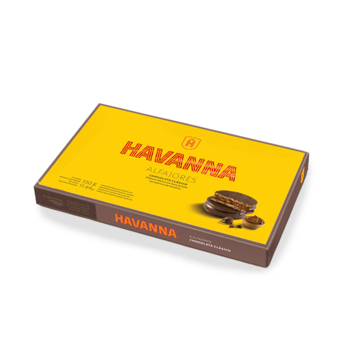 Alfajores  Clasicos Chocolate  /  Classic Alfajores Chocolate  x 6 units HAVANNA (306 Gr - 10.79 Oz)