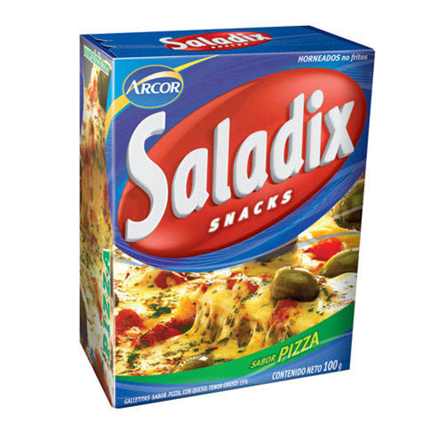 Galletitas Sabor Pizza / Pizza Flavored Biscuits SALADIX - (100 gr - 3.63 oz) San Telmo Market, Argentine Grocery & Restaurant, We Ship All Over USA and CANADA