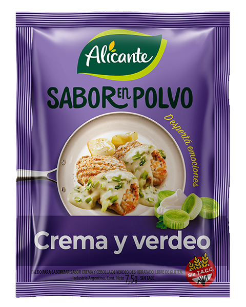 Saborizante Crema y Verdeo / Scalion & Cream Flavor Alicante - ( 7.5gr 0.27Oz) San Telmo Market, Argentine Grocery & Restaurant, We Ship All Over USA and CANADA