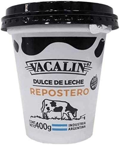 Dulce de Leche REPOSTERO VACALIN - ( 400 gr 14.1 Oz) San Telmo Market, Argentine Grocery & Restaurant, We Ship All Over USA and CANADA