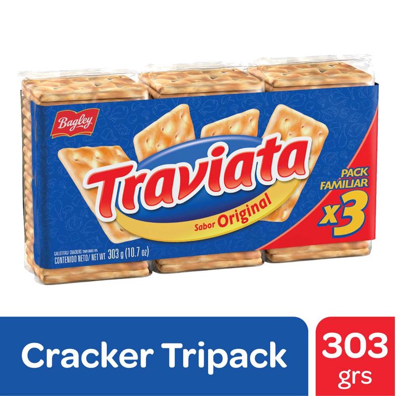 Galletitas Saladas  / Crackers TRAVIATA - (303gr 10.07 Oz)