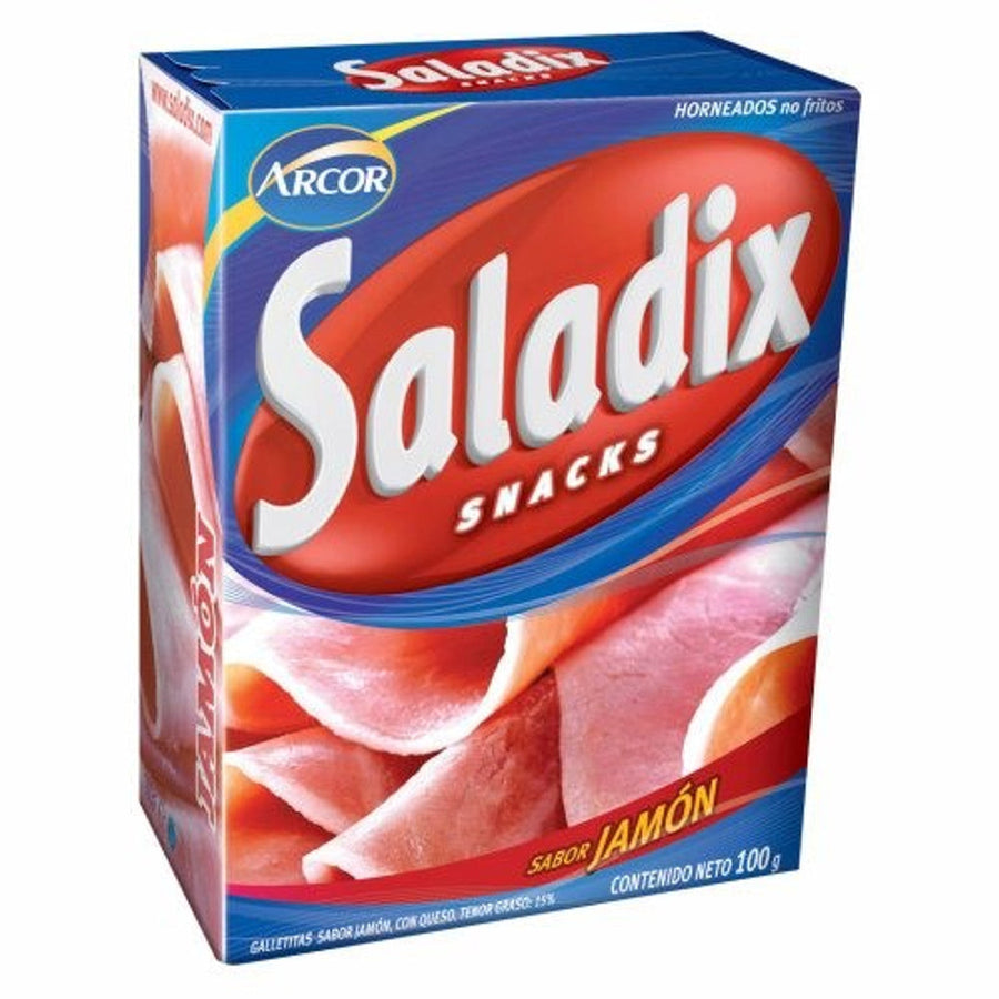 Galletitas Sabor Jamón / Ham Flavored Biscuits SALADIX - (100 gr - 3.63 oz) San Telmo Market, Argentine Grocery & Restaurant, We Ship All Over USA and CANADA