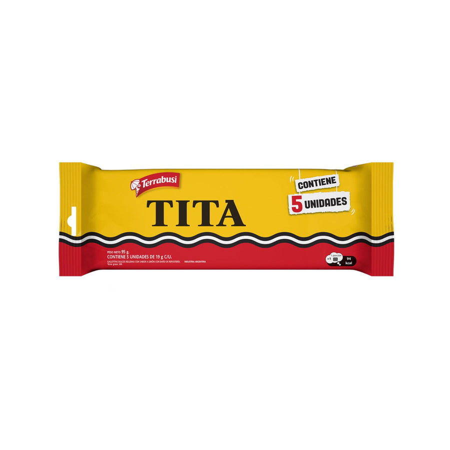 5 UNITS  Tita Chocolate / Cookie Sandwich - (19 gr 0.32 Oz) San Telmo Market, Argentine Grocery & Restaurant, We Ship All Over USA and CANADA