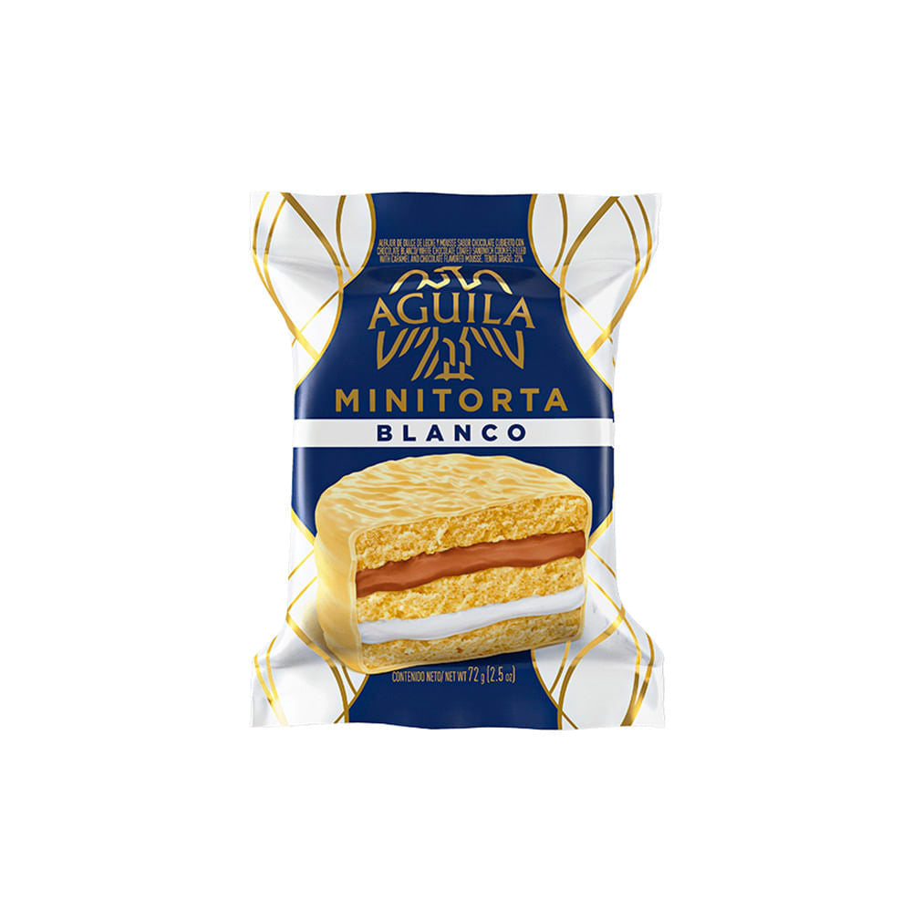 Alfajor Minitorta Clasico/ Alfajor Mini Torta Blanco AGUILA - ( 72 gr ...