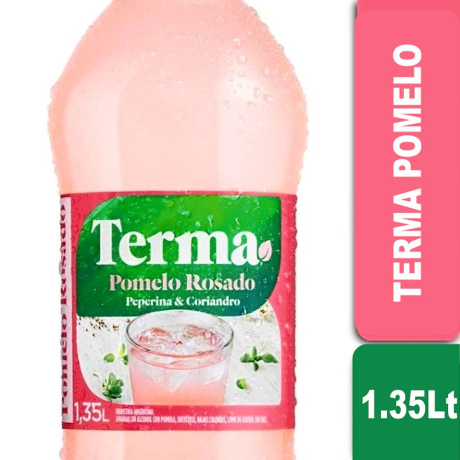 Terma Pomelo Rosado (Red Grapefruit Herbal) - Botella 1,35 lt San Telmo Market, Argentine Grocery & Restaurant, We Ship All Over USA and CANADA