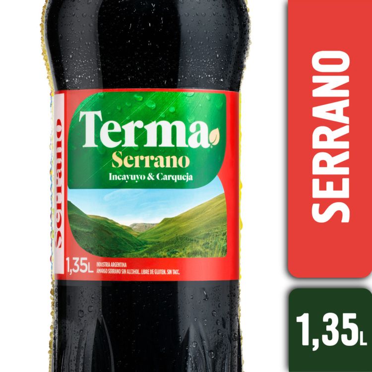Terma Serrano (Mountain Herbs) - Botella 1,35 lt San Telmo Market, Argentine Grocery & Restaurant, We Ship All Over USA and CANADA