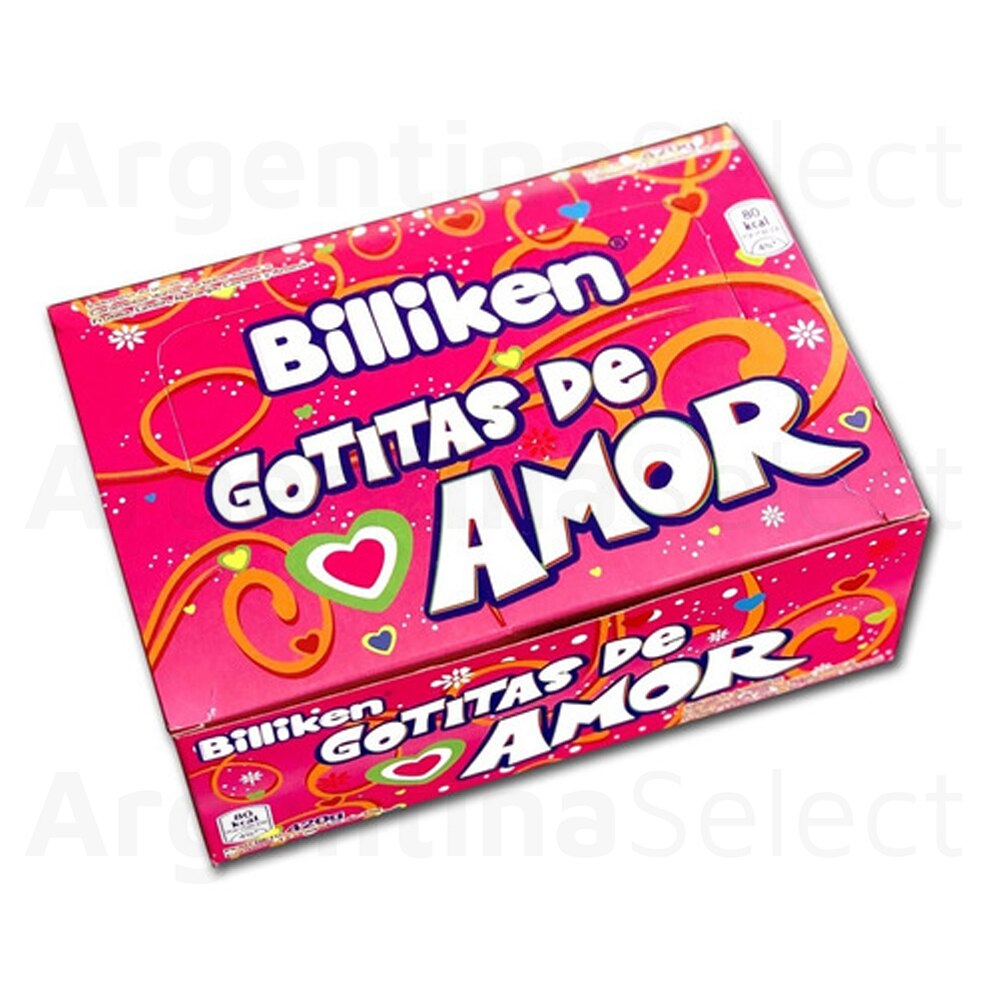 Gotitas De Amor Billiken / Hard Candy Fruit Flavors - (12U x 35gr 1.24Oz) San Telmo Market, Argentine Grocery & Restaurant, We Ship All Over USA and CANADA