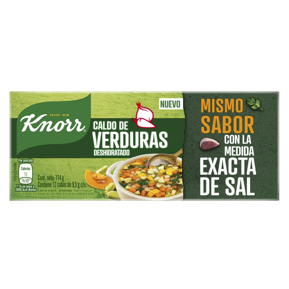 Cubito Caldo Deshidratado Vegetales / Vegatable Broth in cubes KNORR - x6u San Telmo Market, Argentine Grocery & Restaurant, We Ship All Over USA and CANADA