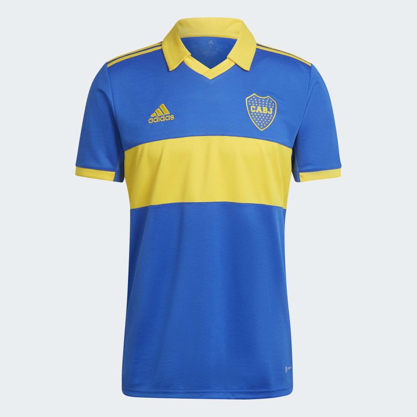 Camiseta Adulto Oficial TITULAR  Boca Juniors Argentina Qatar Airways / Mens Boca Juniors Football Soccer Jersey Shirt FREE SHIPPING