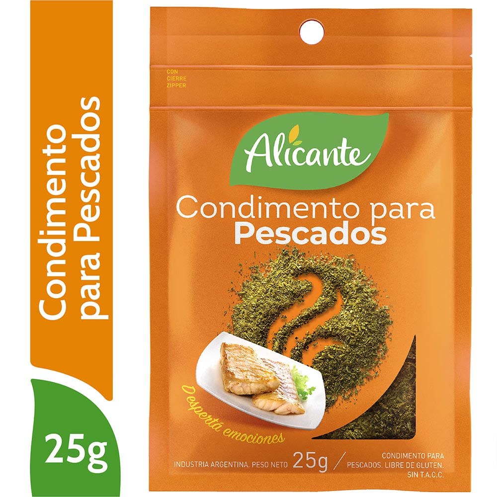 Condimento para Pescados / Roast Fish Spice mix ALICANTE - ( 25 gr 0.88Oz) San Telmo Market, Argentine Grocery & Restaurant, We Ship All Over USA and CANADA