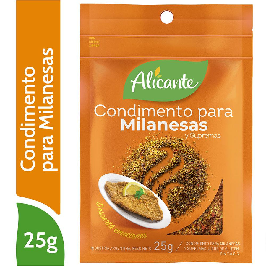 Condimento Milanesas/Spice mix ALICANTE - ( 25 gr 0.88Oz) San Telmo Market, Argentine Grocery & Restaurant, We Ship All Over USA and CANADA