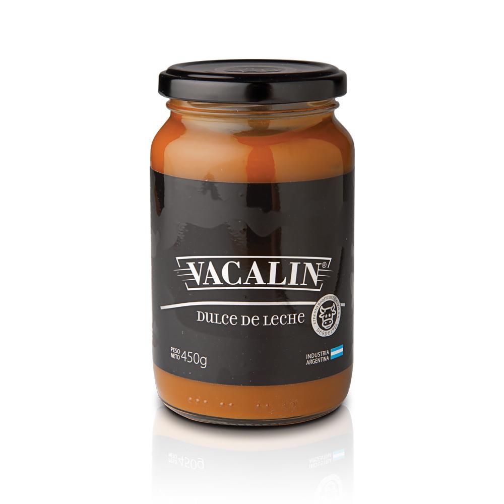 Dulce de Leche Premium Vidrio VACALIN  - ( 450 gr 15.87 Oz) San Telmo Market, Argentine Grocery & Restaurant, We Ship All Over USA and CANADA