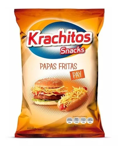 Papas Pay / Potato Chips KRACHITOS - (330 or 350 gr - 11.64 or 12.34 oz) San Telmo Market, Argentine Grocery & Restaurant, We Ship All Over USA and CANADA