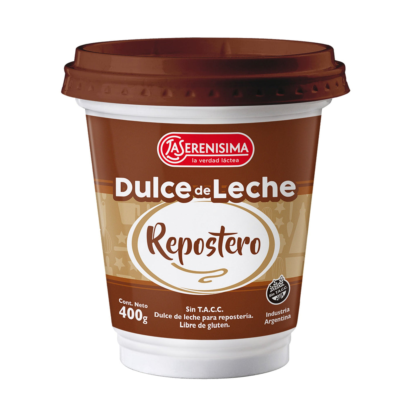 Dulce de Leche Repostero (Thick) LA SERENISIMA - ( 400 gr 14.1Oz) San Telmo Market, Argentine Grocery & Restaurant, We Ship All Over USA and CANADA