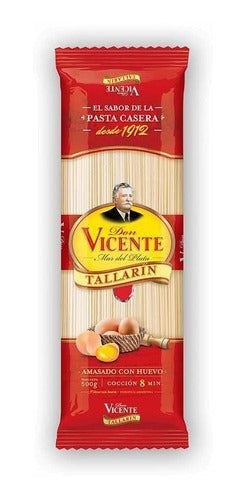 Fideos al Huevo Tallarín / Egg Noodle Pasta DON VICENTE - (500 gr - 17.64 oz) San Telmo Market, Argentine Grocery & Restaurant, We Ship All Over USA and CANADA