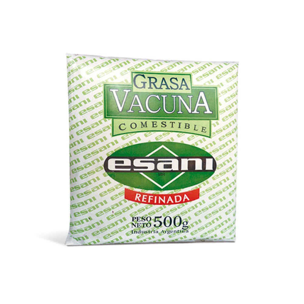 Grasa Vacuna / Beef cooking fat shortening - ESANI  ( 500 gr 1.1 LB/