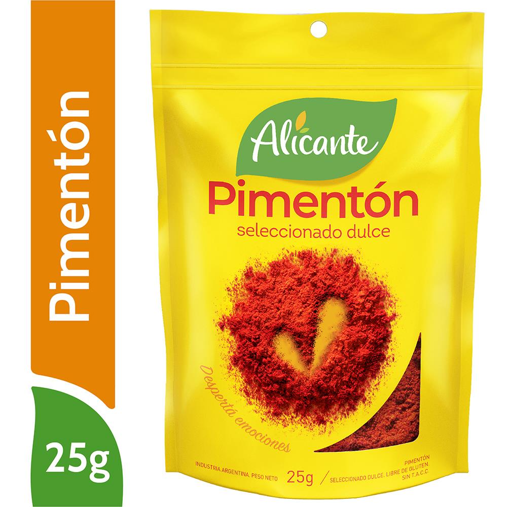 Pimenton Dulce Seleccionado / Selected Paprika ALICANTE - ( 25 gr 0.88Oz) San Telmo Market, Argentine Grocery & Restaurant, We Ship All Over USA and CANADA