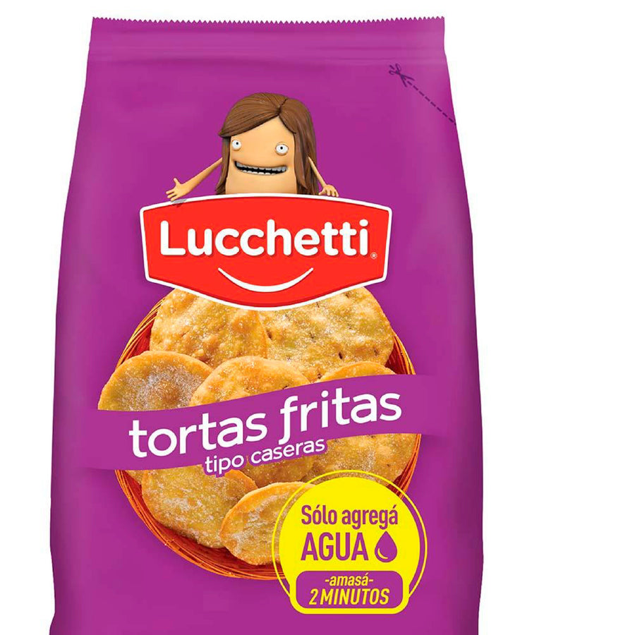 Pre mezcla Torta Frita / Pre mix Flour Fried Tortilla Lucchetti (500 gr 1.1 Lb) San Telmo Market, Argentine Grocery & Restaurant, We Ship All Over USA and CANADA