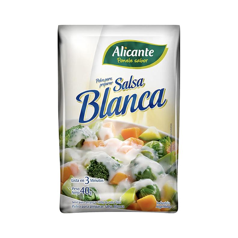 Salsa Blanca Deshidratada / Bechamel sauce Alicante - ( 40 gr 1.41 Oz) San Telmo Market, Argentine Grocery & Restaurant, We Ship All Over USA and CANADA