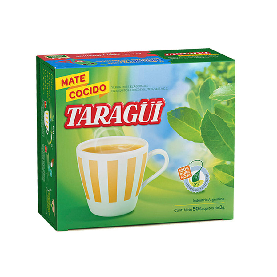 Mate Cocido Taragui - Box X 50u San Telmo Market, Argentine Grocery & Restaurant, We Ship All Over USA and CANADA