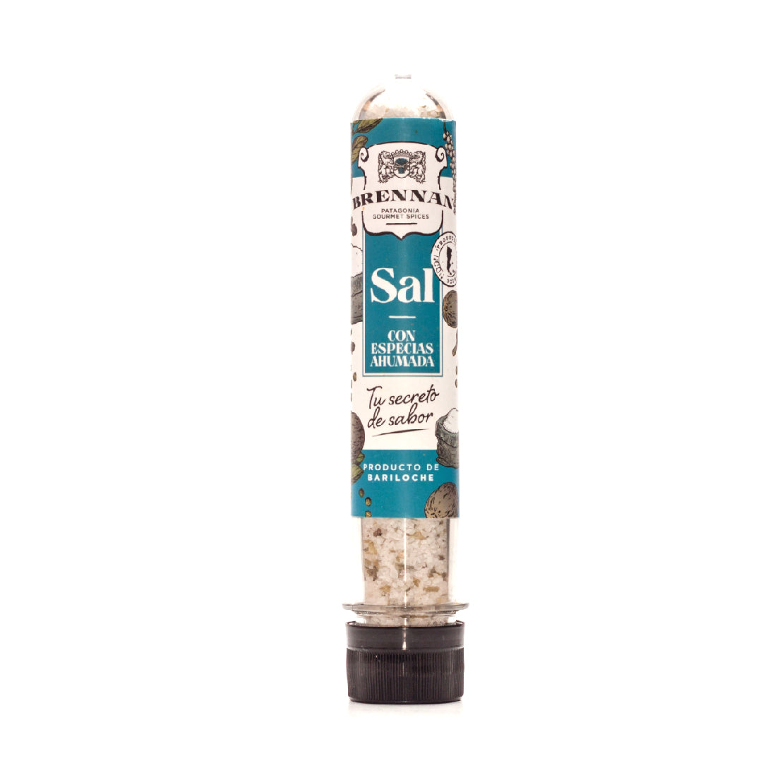 Smoked Salt + Herbs Brennan  - ( 120 Gr 4.23Oz) San Telmo Market, Argentine Grocery & Restaurant, We Ship All Over USA and CANADA