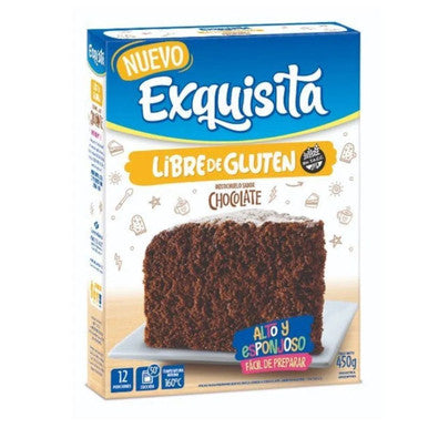 Torta Chocolate / Pre mix Cake Chocolate Flavor GLUTEN FREE EXQUISITA - (450gr 15.8) San Telmo Market, Argentine Grocery & Restaurant, We Ship All Over USA and CANADA