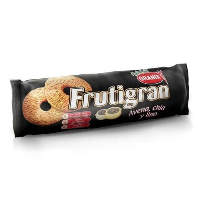 Galletitas Avena, Chia y Lino / Oatmeal, Chia y Linseed FRUTIGRAN - ( 250 Gr - 8.81 Oz) San Telmo Market, Argentine Grocery & Restaurant, We Ship All Over USA and CANADA