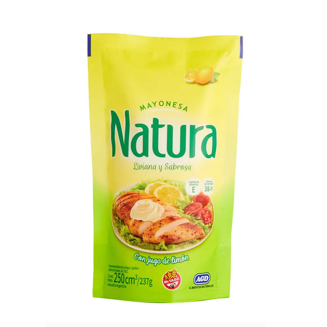 Mayonesa / Mayonnaise NATURA - ( 250 gr 0.55Lb) San Telmo Market, Argentine Grocery & Restaurant, We Ship All Over USA and CANADA
