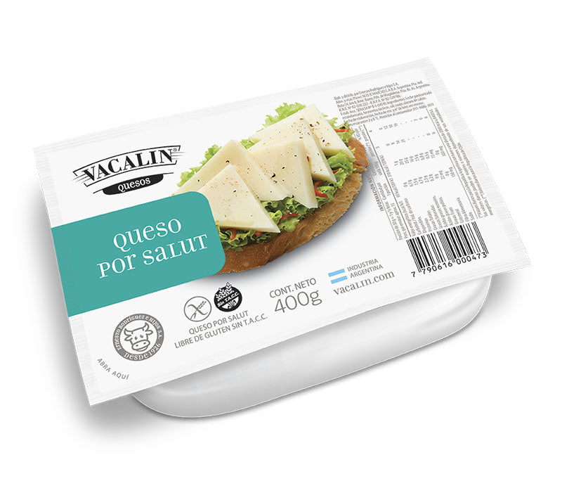 Queso POR SALUT/ Cheese - VACALIN  ( 400gr .88 Lb)