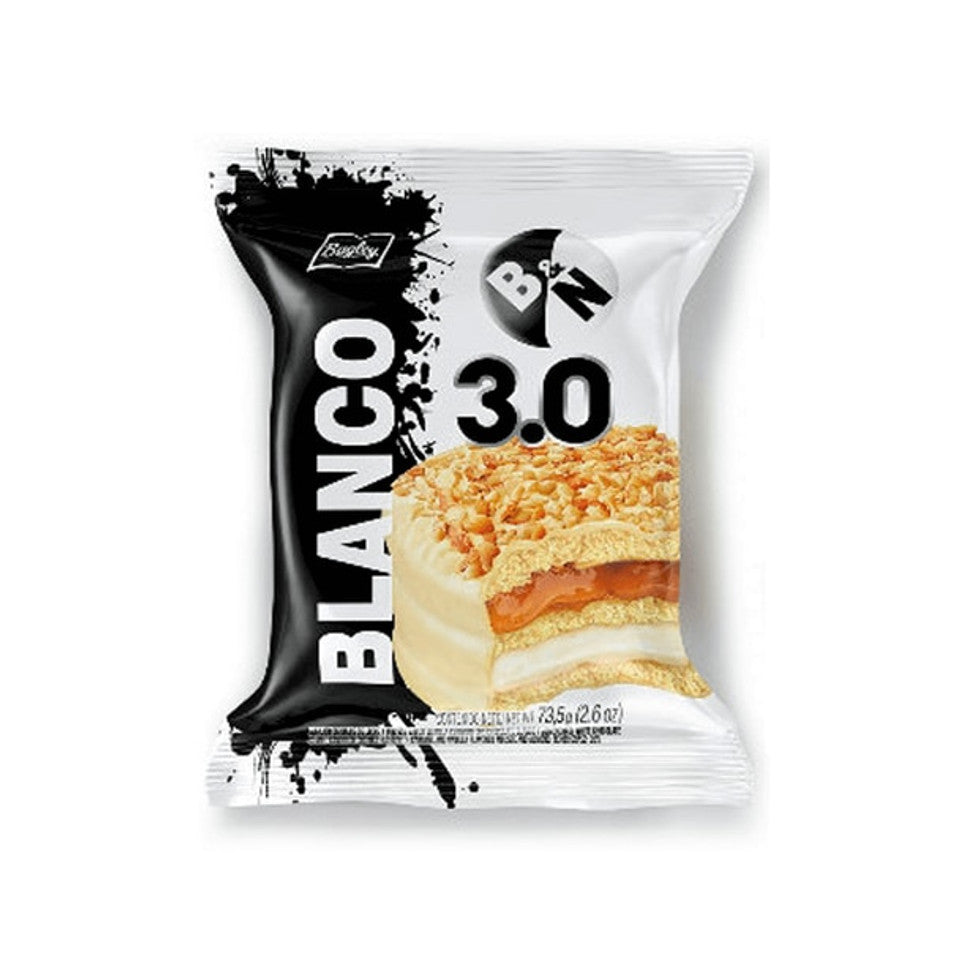 Alfajor de Chocolate Blanco Triple / White Chocolate Alfajor  ByN BAGLEY -  ( 95 gr 3.25Oz) San Telmo Market, Argentine Grocery & Restaurant, We Ship All Over USA and CANADA