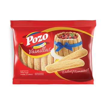 Vainillas Pozo - Vanilla Biscuits (160 gr - 5.65Oz 12 unidades) San Telmo Market, Argentine Grocery & Restaurant, We Ship All Over USA and CANADA